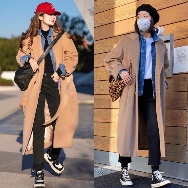 “大衣+平底鞋”减龄洋气又高级这才是40+女生该有的时髦穿搭(图10)