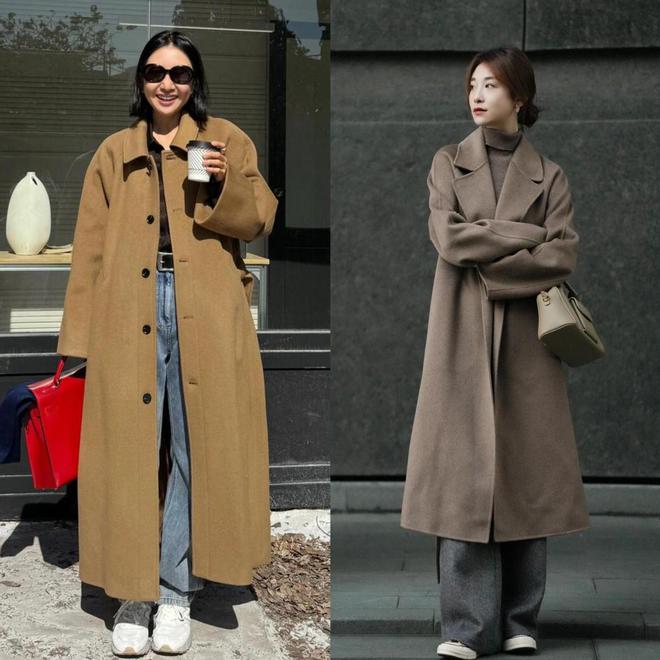 “大衣+平底鞋”减龄洋气又高级这才是40+女生该有的时髦穿搭(图11)